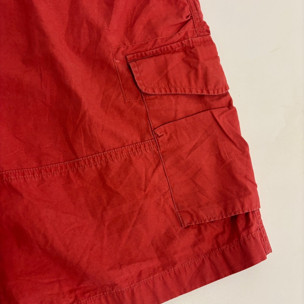 Polo Ralph Lauren Cargo Shorts Mens Size 36 Red Pockets Longer Inseam 10 inches - Picture 8 of 10